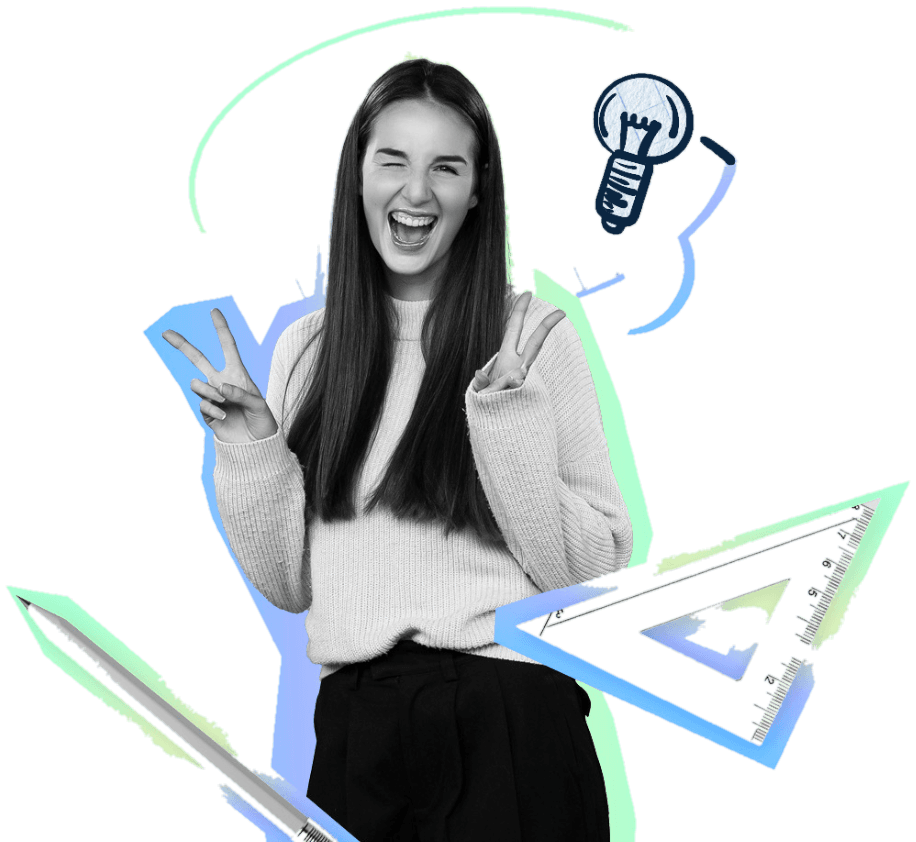 Studentka slaví úspěch u testu